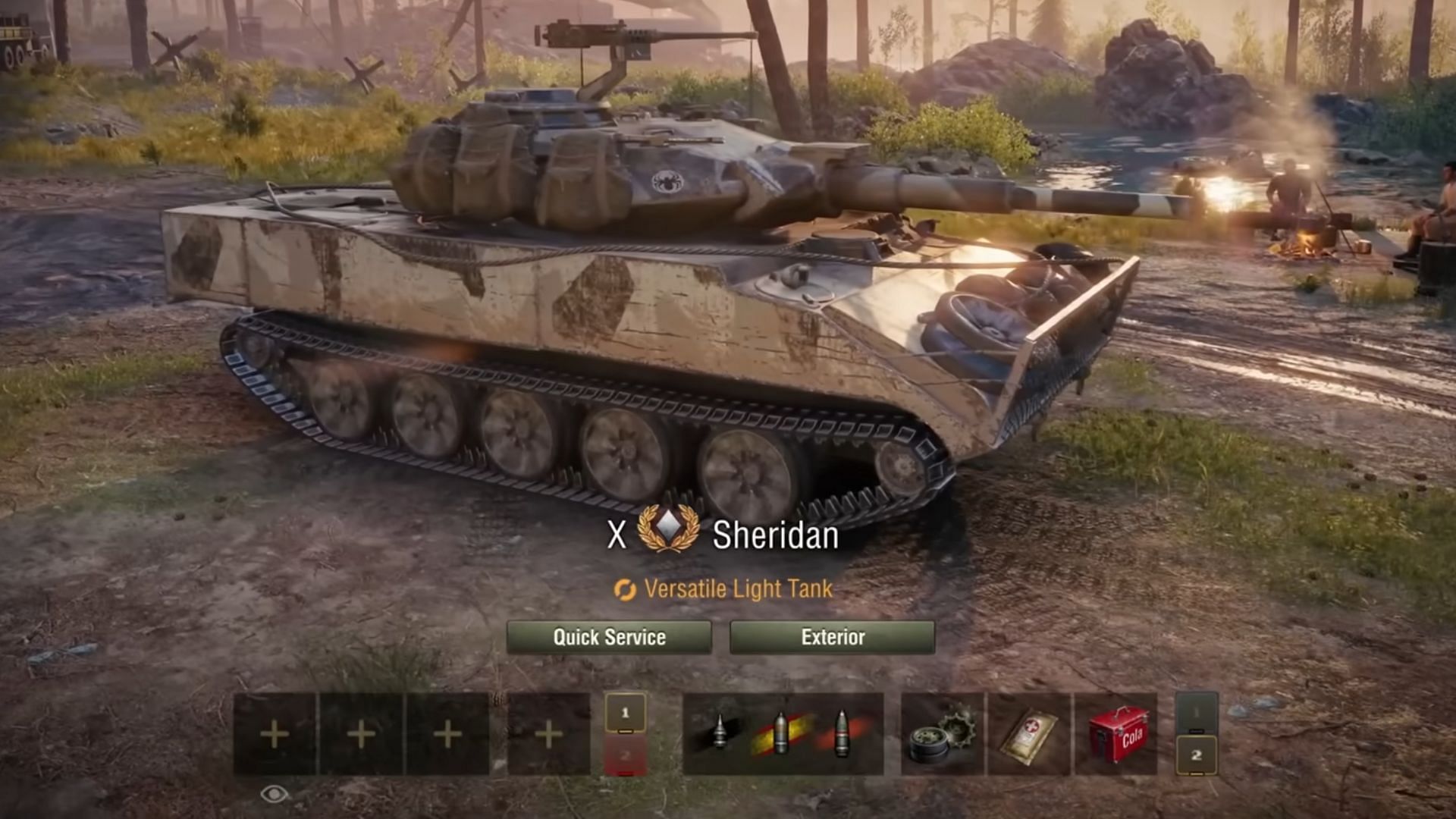 Tank loadout (Image via Wargaming Group)